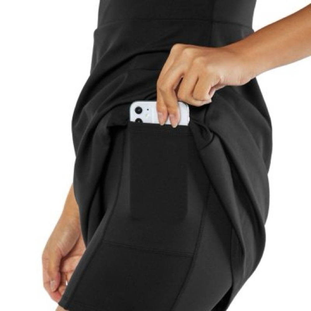 GAP GapFit Active Dress XL Built In Shorts Tennis Pickleball NWT Black - Picture 5 of 13